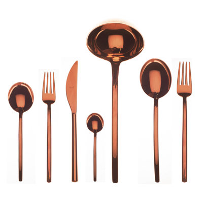 Ensemble de couverts raison - 51 pièces - Bronze