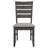 Aspacia 6-Piece Rectangular Dining Set with 4 Chairs and Upholstered Bench, Dark Grey