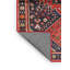 Tapis oriental rouge / rouille / bleus / brun / vert-1947827302