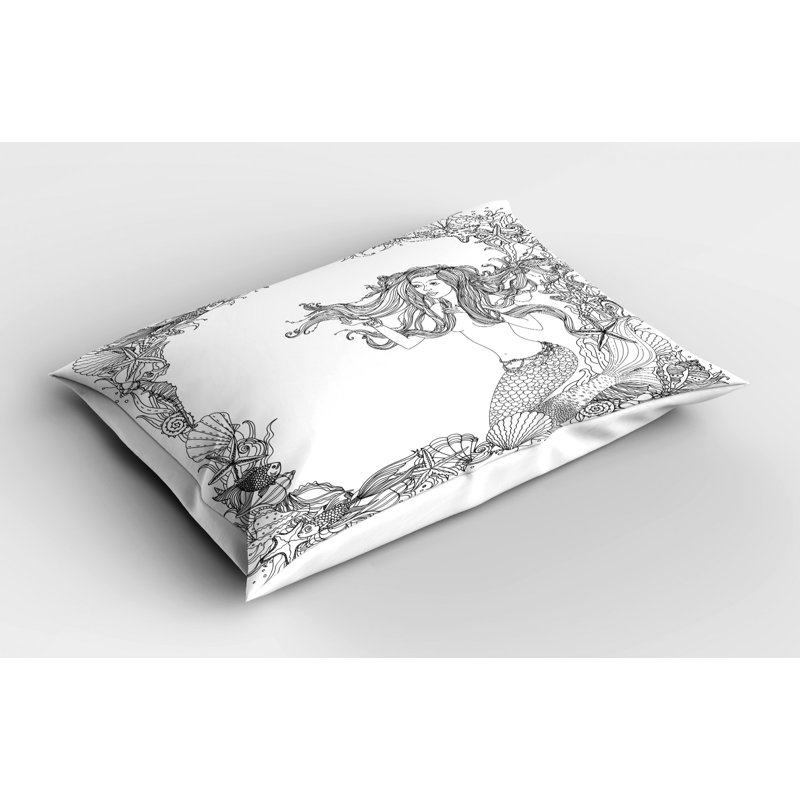 Starfish Polyester Sham, Queen