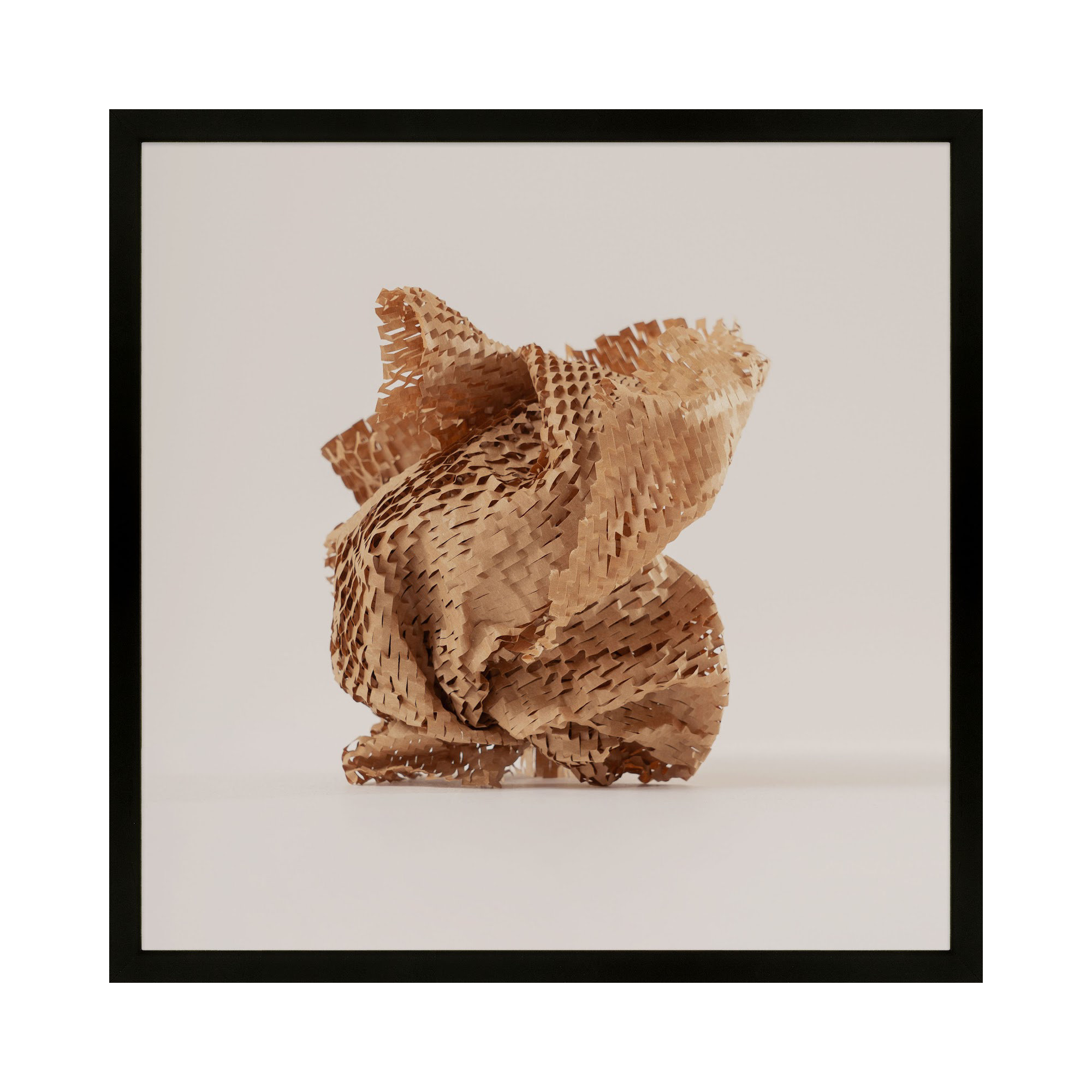 Unpackage 4 by Svetlana Smirnova, 36" H x 36" W x 1.25" D, Black