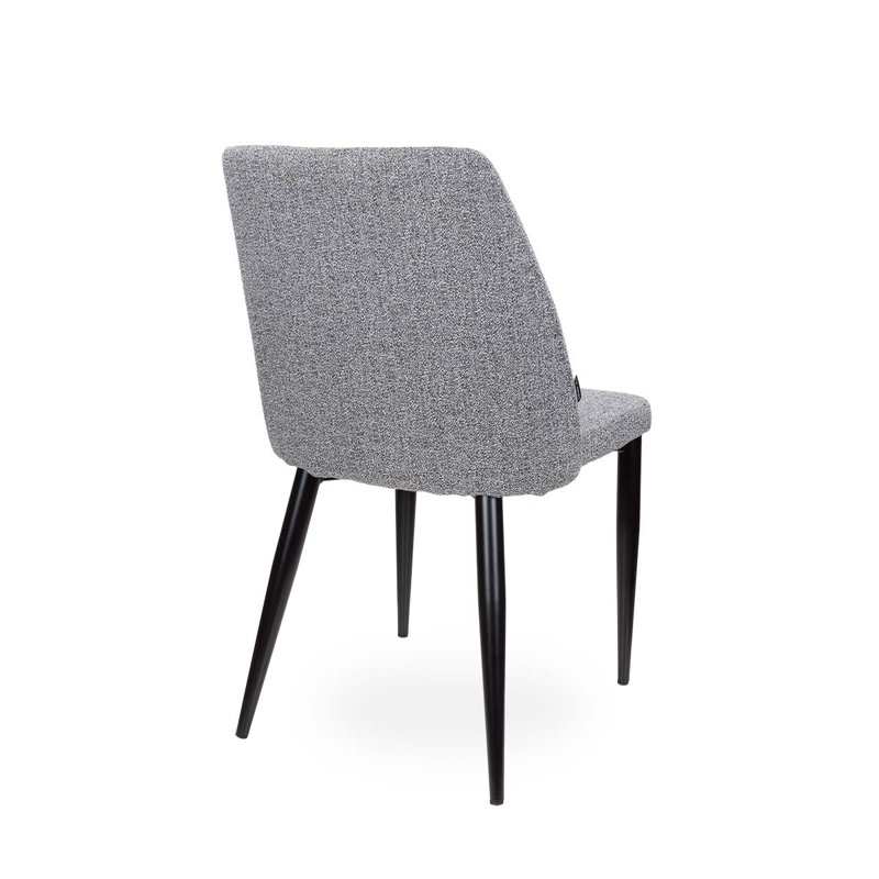 Zibi 48cm H Velvet Upholstered Side Chair, Light Grey