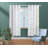 Farrarr Polyester Semi Sheer Curtain Pair-1022952046-1022952050