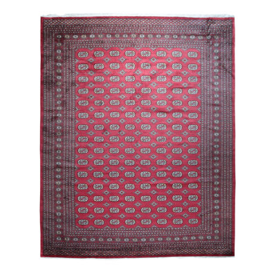 Rustic Nina Red Hand Knotted Area Rug