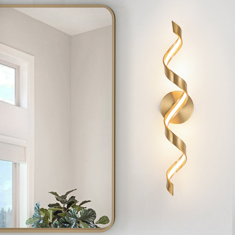 Ketilbiorn Dimmable LED Vanity Light, Gold, 3000K