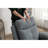 Gray 270 Degree Swivel Glider Power Chair With Bluetooth Speaker-674563103