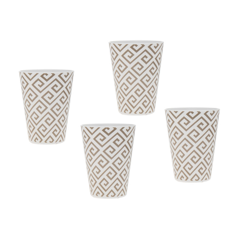 Ensemble de 4 verres en mélamine Iso