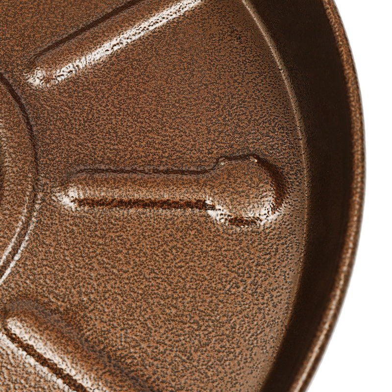 Support pour plante en fer 2 pièces 14 "Aagna, Bronze