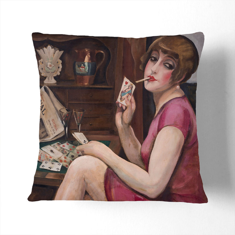 Square Cushion, Black, 40cm H x 40cm W x 15cm D