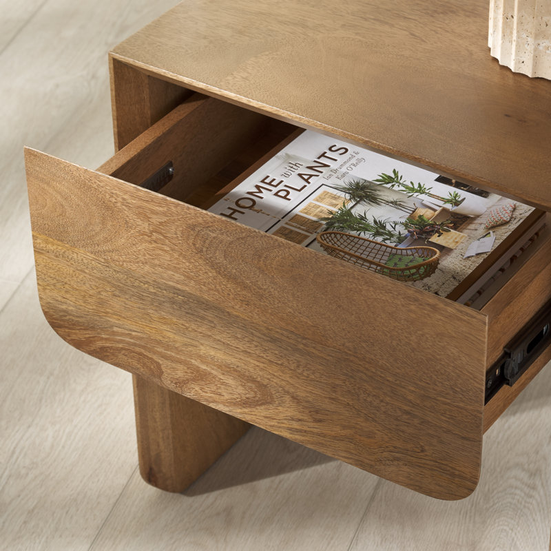 Friedlaender 1 Drawer 17.7" Nightstand