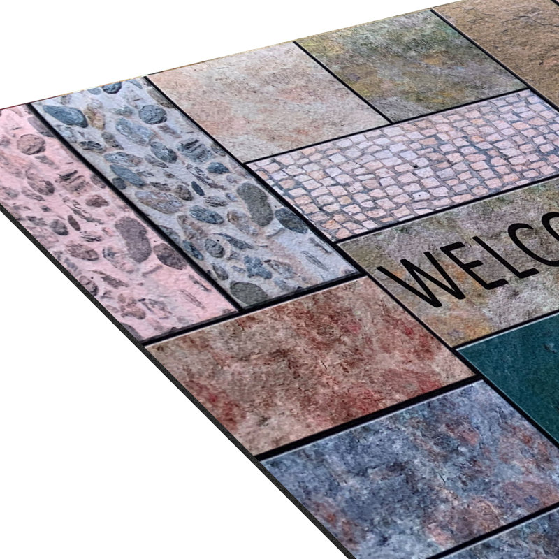 Kulsum Non-Slip Outdoor Doormat