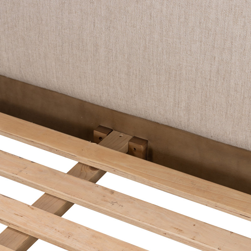 ROARK Upholstered Bed, King, Essence Natural