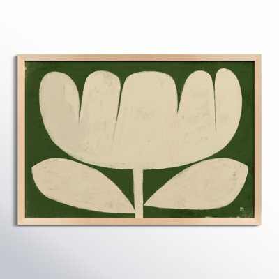 Flower on Green Painting