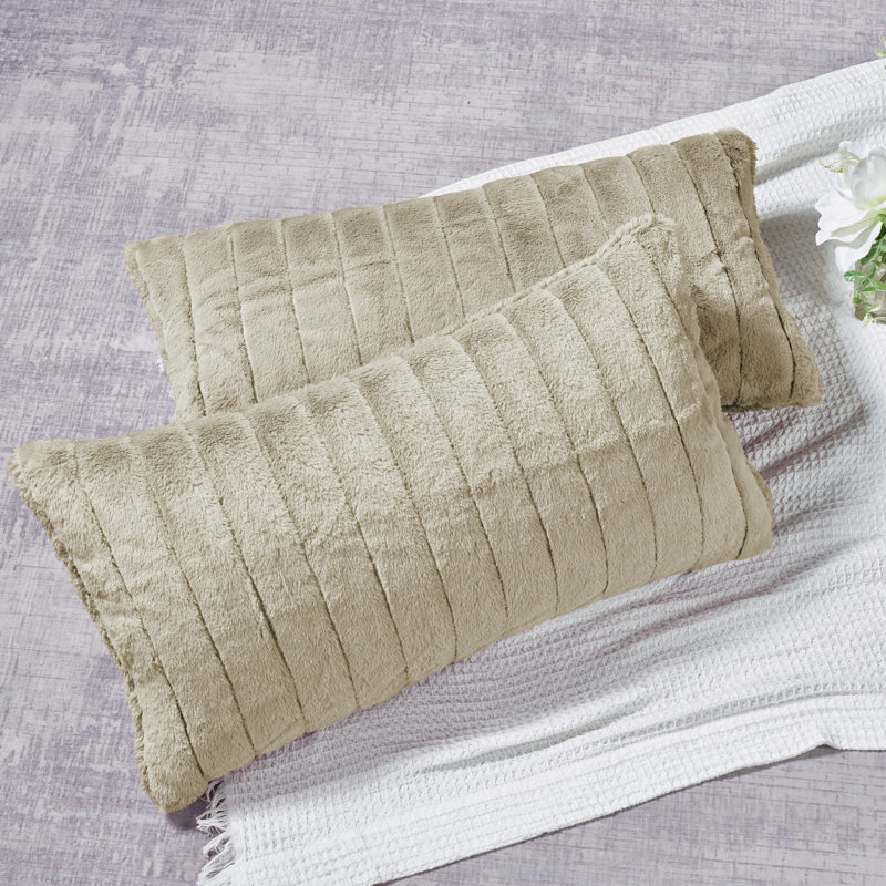 Rectangular Lumbar Pillow Cover, Oatmeal