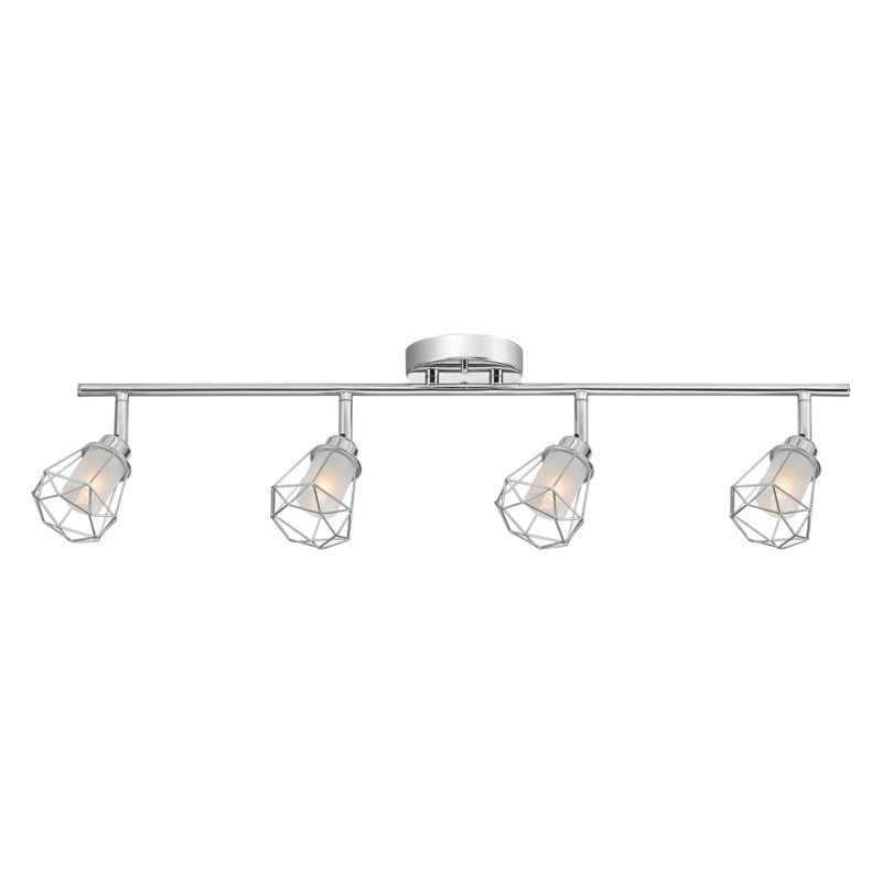 28.3'' 4 -Light Fixed Track Track Kit with Dimmable and Adjustable Head