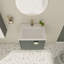 Meuble-lavabo compact compact de 24 pouces avec lavabo, porte à fermeture en douceur pour les petites salles de bain, durable et élégant-116332404