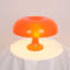 Lampe champignon orange, lampe de table rétro de style Mid-Century avec ampoules