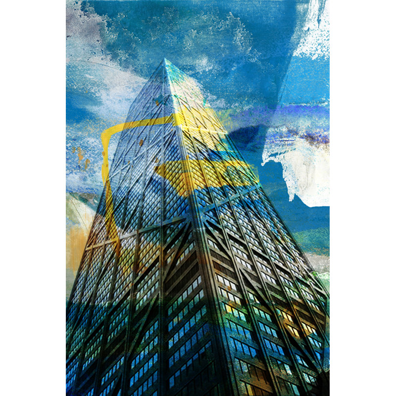 Hancock Building, Chicago by Sisa Jasper - Wrapped Canvas Print, 46cm H x 30cm W 