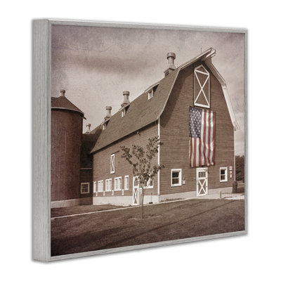 Rural America Barn Framed Giclee, design by Marcus Prime