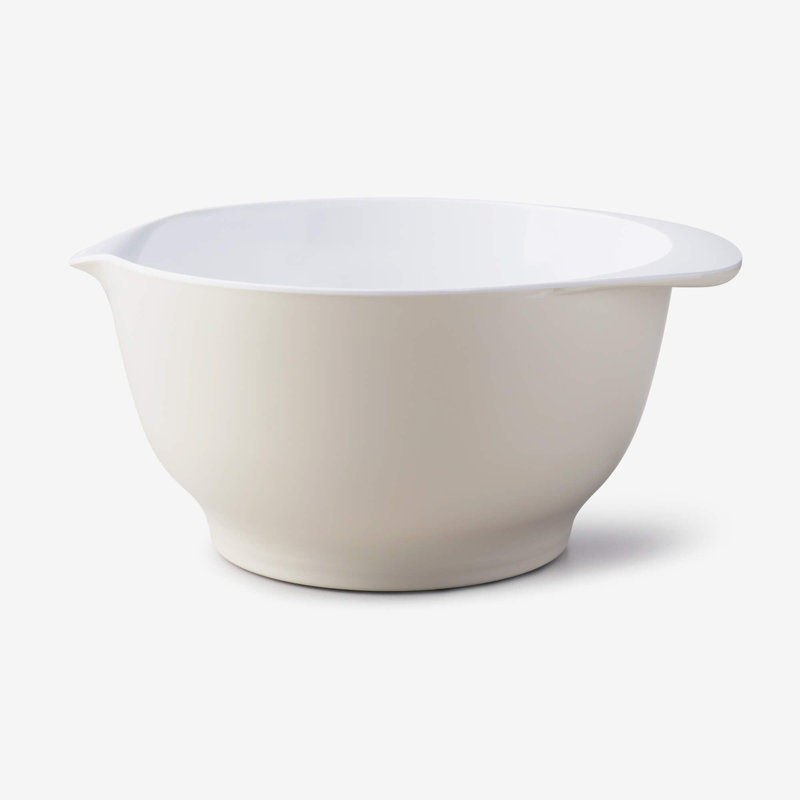 Melamine Non Slip Mixing Bowl, 23cm Diameter, Cream