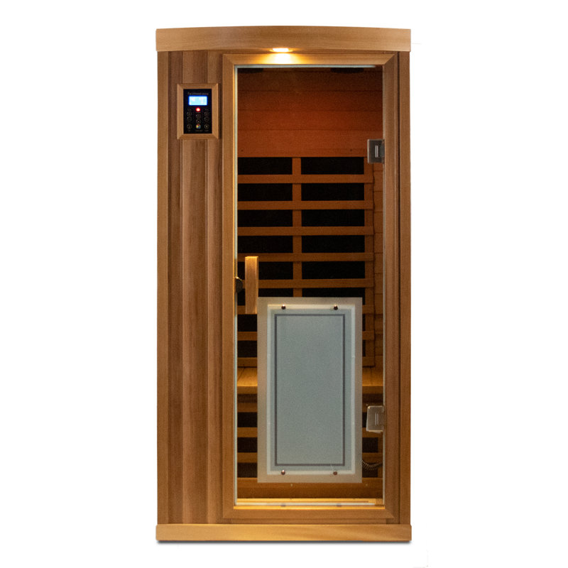 Sauna d'intérieur infrarouge lointain en cèdre rouge
