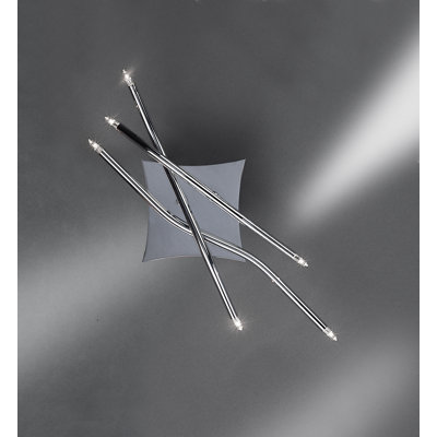 Bardon Chrome Flush Mounted Sconce