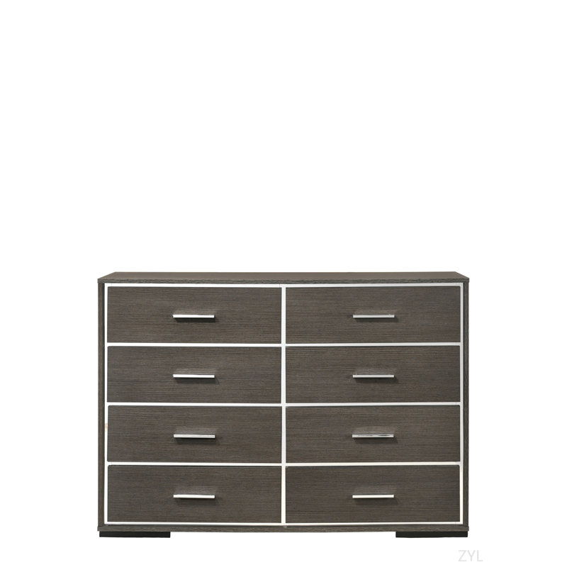 Commode à finition chêne gris