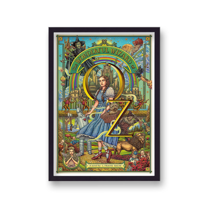 Alice In Wonderland V3 Reimagined Movie Poster - Single Picture Frame Print