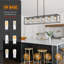 Lustre rectangulaire 6 lumières Anacaren