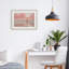 «Pink Sky Surfer», reproduction sous verre encadrée, design par LSR Design Studio-1567370647-1567370640