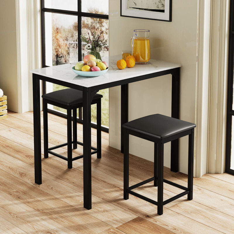 2 - Person Dining Set, White