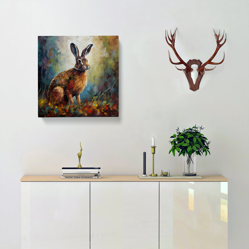 Hare Post-Impressionism No.2 - Wrapped Canvas