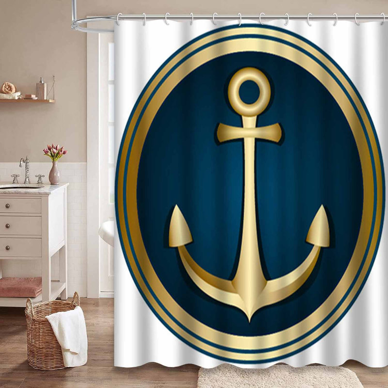 Rideau de douche Anchor, L 72 po x l 84 po