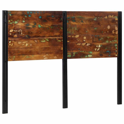 Headboard Solid Wood Reclaimed And Iron