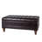 Blancha Faux Leather Ottoman