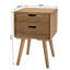 Caskey 40 cm W Bedside Table
