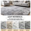 Light grey shag area rug-392077875