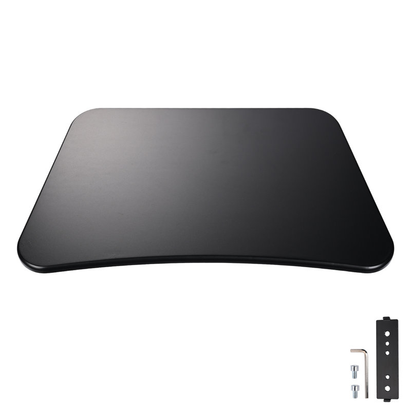 Yescom Sliding Desktop Keyboard Tray for PC Mobile Cart Trolley Cart Office, Black