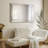 Neomi Glass Frame Rectangle Wall Mirror