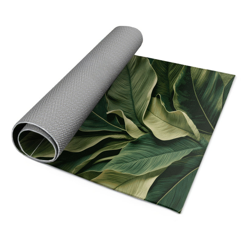 Tapis vert d'intérieur et d'extérieur Botanical, Rectangle 9 pi x 12 pi