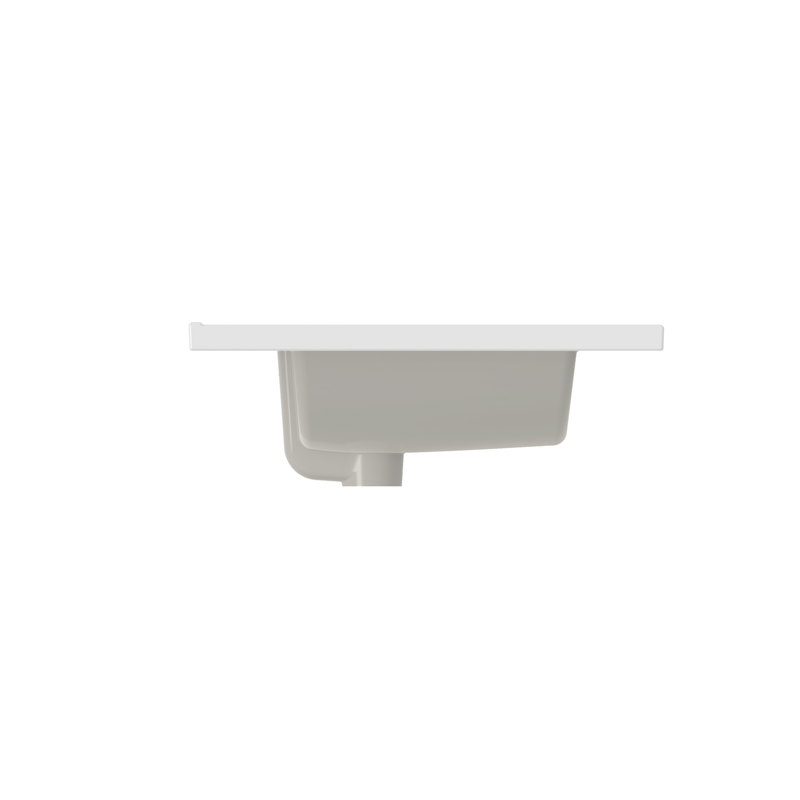 31'' Ceramic Top Widespread 3 cm thick  White, 8" Centers