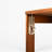 40.2" Bamboo Folding Desk with Storage Shelves Space Saving Desk for Small Spaces