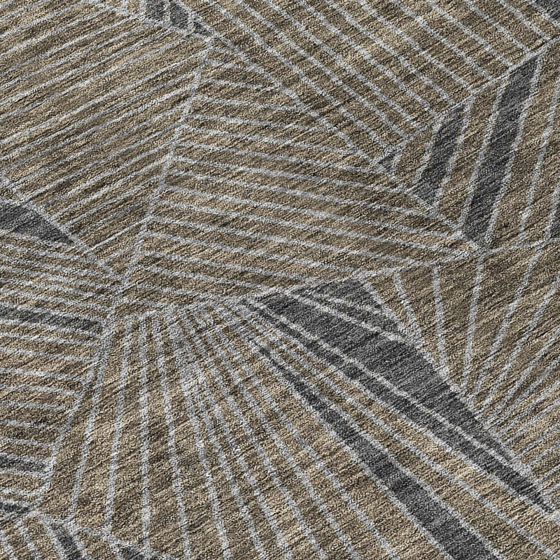 Colier Flatweave Abstract Indoor / Outdoor Rug, Rectangle 1'8" x 2'6"