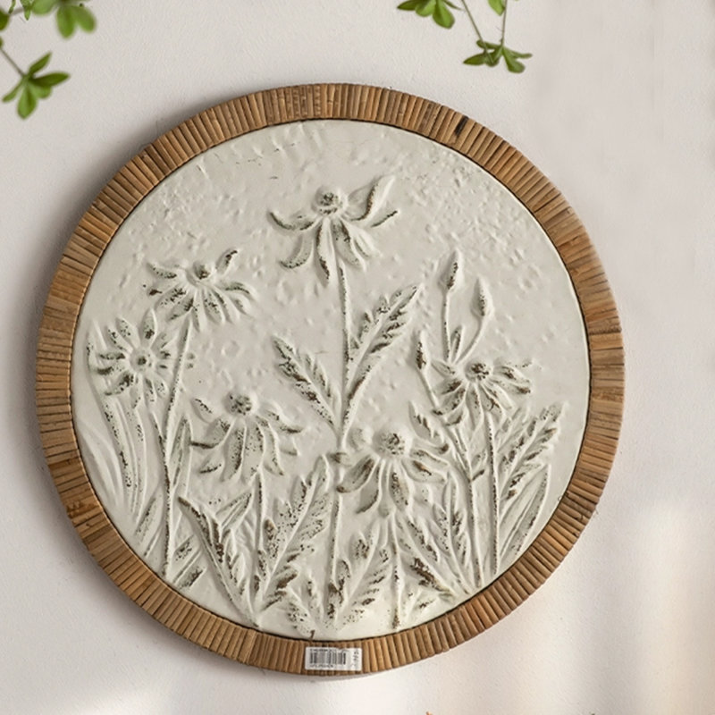 Scandinavian Solid Wood Cane Wall Decor