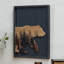 Décoration murale grizzly rustique