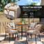 Round 5 - Piece 4 - Person 90Cm L Outdoor Table Set-1959961259