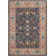 Christa Oriental Cream/Navy/Orange Area Rug