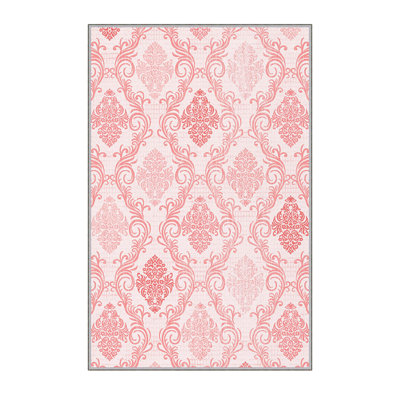 Elegant 3D Printed Area Rug, 4.6 x 7.2 ft | 100% Polyester, 0.31 in Pile Height, Antibacterial | Non-Slip PVC Felt Dot Underside, Machine Washable, Perfect for Living Room or Bedroom, Durable & Stylish Design