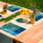 Polyester Abstract Rectangle Placemat