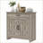 Sideboards Farmhouse Buffet Cabinet with Barn Doors, Drawer &amp; Adjustable Shelf | Gray Wash | MDF, Particleboard-1390749107